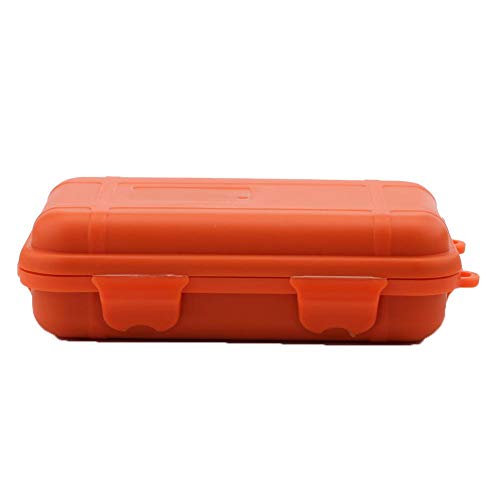 Plastic Waterproof Shockproof Box, Outdoor Survival Storage Carry Box, Universal Sealed Container Box with Foam(Orange, S) - Image 2