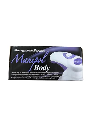 Image of Portable Massager | Manipol Body Portable Electric Massager - Handheld Full Body Relaxer with Adjustable Intensity - Ergonomic Design for Deep Tissue Muscle Relief, Neck, Shoulder & Back Tension