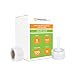 PSBM Mini Stretch Wrap with Handle, 12 Pack, 5 Inch x 700 Feet, 120 Gauge, Clear, Small Plastic Cling Film for Pallets Moving Storing