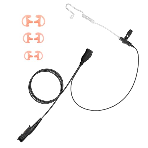 Auricular tubo acústico para Motorola XPR 3500e 3300e con gomas de tres tamaños