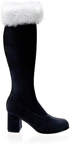 Funtasma Gogo-300F 3 Inch Block Heel Santa Boot Side Zip Size 5