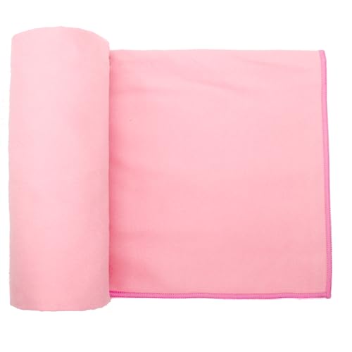 Eunzel 2 Pack Hot Yoga Towel Non Slip Yoga Mat Towel Non-Slip Sweat Absorbent Microfiber Towel for Hot Yoga, Pilates and Workout 72" x 26.5", Pink/Blue by Eunzel - Used condition - Image 2