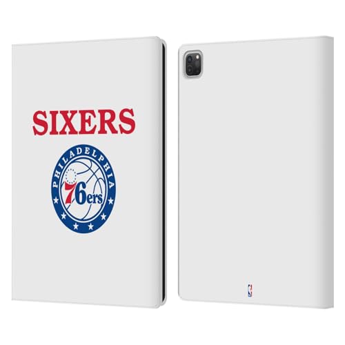 Étui portefeuille iPad Pro 12.9 cuir compatible Apple 2022 2021 2020 NBA Philadelphia