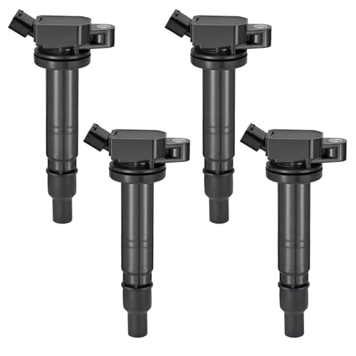 BDFHYK Ignition Coil Packs UF495 Compatible with Toyota 4Runner 03-10 Camry 06-11 Corolla 09-10 FJ Cruiser Matrix Solara Tacoma Tundra Lexus GS F IS F IS500 LC500 RC F Toyota Oem Coil Pack Set of 4
