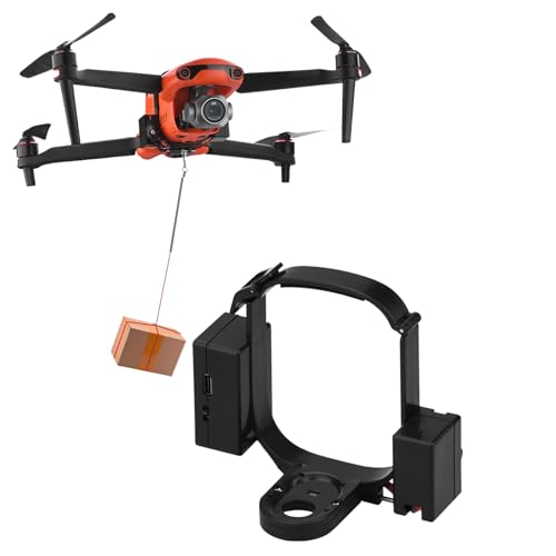 Airdrop System Compatible for Autel Robotics EVO II/EVO II Pro Drone Clip Payload Release Dropping Device Clip Delivery Airdropper Transport Dropper Thrower for Fishing Bait&Wedding&Search&Rescue