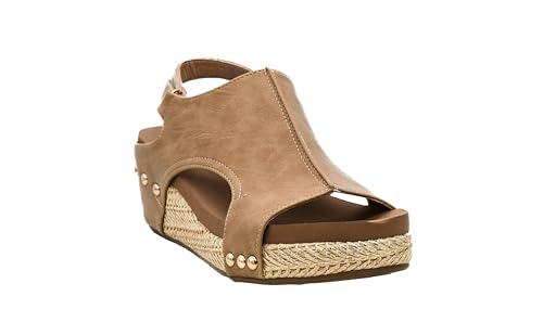 Image of Corkys Footwear Volta Wedge - Chic Elegance Meets All-Year Comfort with a 2-Inch Cork Heel and Marshmallow Insole for Stylish Everyday Wear and All-Day Comfort