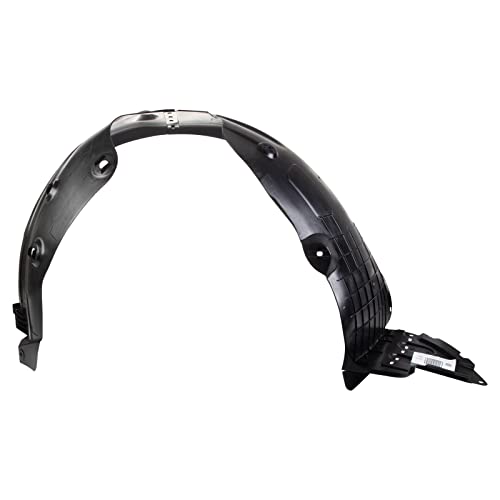 Image of TRQ Front Driver and Passenger Side Inner Fender Liner Set Compatible with 2017-2018 Hyundai Santa Fe Sport