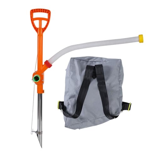 MYCENSE Manual Fertilizer Spreader Handheld Broadcast Spreader Adjustable Backpack Professional Gardening Tool for Farm