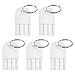 HOODANCOS Paper Towel Dispenser Keys 5pcs Metal Toilet Paper Dispenser Keys Universal Dispenser Key Replacement for Most Popular Paper Towel