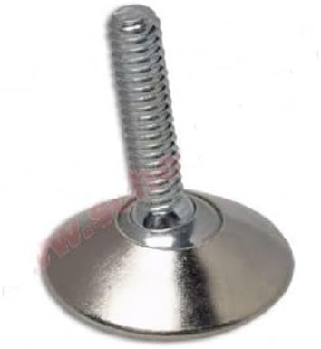 Adjustable Metal or Nylon Base Threaded Stem Swivel Glides (Nylon, 16)