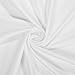 Lycra Shiny Milliskin Nylon Spandex Fabric 4 Way Stretch 58" wide Sold By The Yard Many Colors (White)
