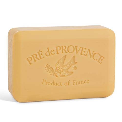Image of Pre de Provence Artisanal Soap Bar, Enriched with Organic Shea Butter, Natural French Skincare, Quad Milled for Rich Smooth Lather, 8.8 Ounce, Sandalwood