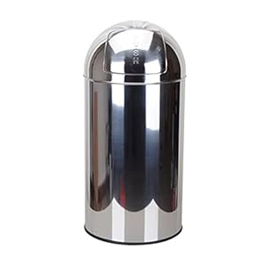 GEK208130 Edelstahl-Mülleimer mit Deckel, 35L