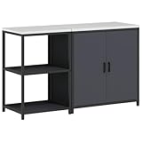 vidaXL Lagerlösung für die Küche - Küchenschrank, Organizer für die Werkstatt und Garage, rechteckiges Organisationsregal