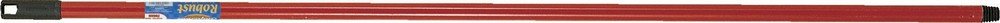 La Briantina Manico Professionale per Scope, in Metallo Plastificato ad Alto Spessore, Lunghezza 130 cm, Rosso