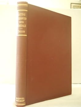 Hardcover Getting acquainted with minerals, Book