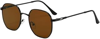 MIPPO® Metal Polygonal Sunglasses | Unisex Eyewear for Stylish Protection & Comfort Price In India