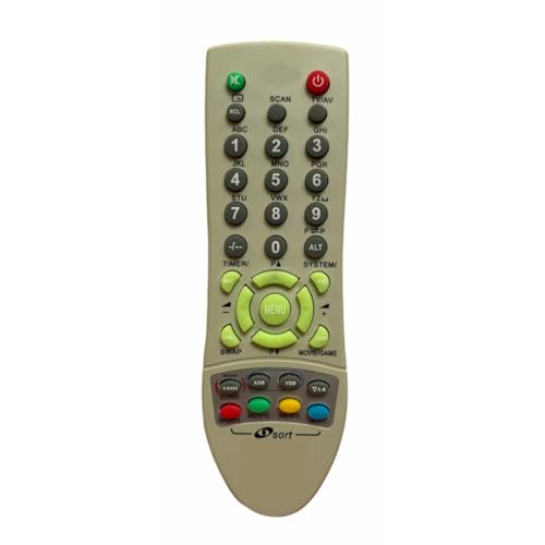 Image of Upix CRT TV Remote No. I SORT JXPSE BP69, Compatible with BPL CRT TV Remote Control - Old Remote Functions Must be Exactly Same