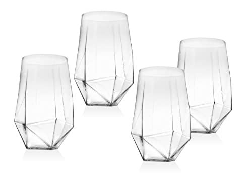 Godinger 46703 24 oz Isla Highball Bevearge Cup - Set of 4