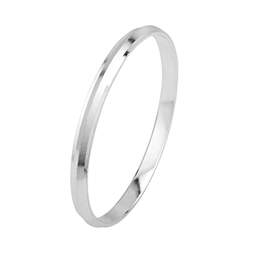 Image of Sterling Silver Punjabi Kada for Boys & Men