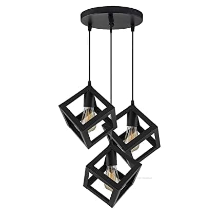Image of JACKAL 3 Set TriCube Hanging Lights for Indoor (Cube, Without Bulb)