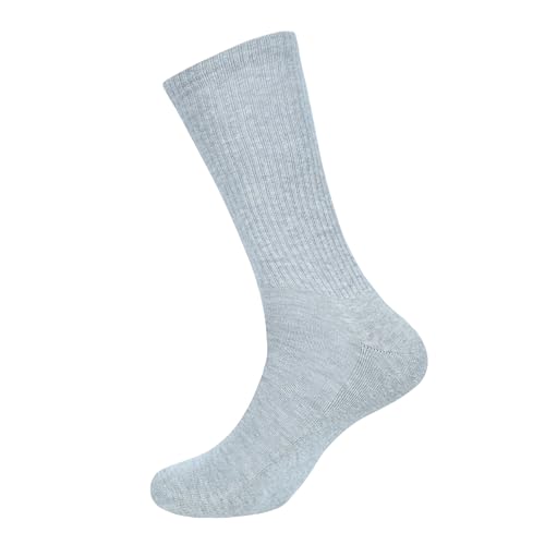 Image of Cotton Crew Socks for Womens Lightweight Casual Wear Business Socks Multi Color Options Size 6-9