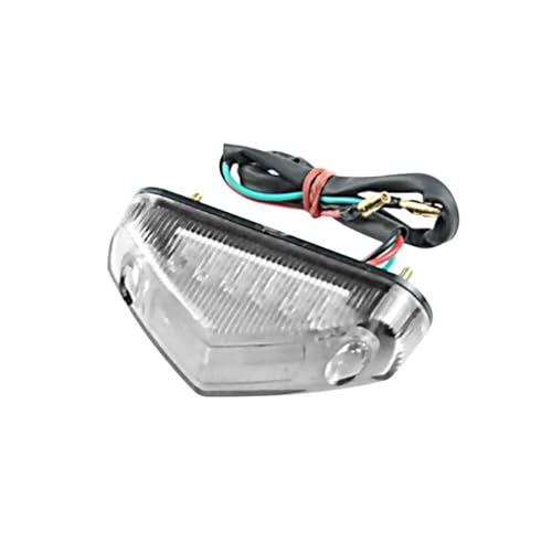 Feu arrière LED pour plaque moto 12V universel mini éclairage de freinage Quad