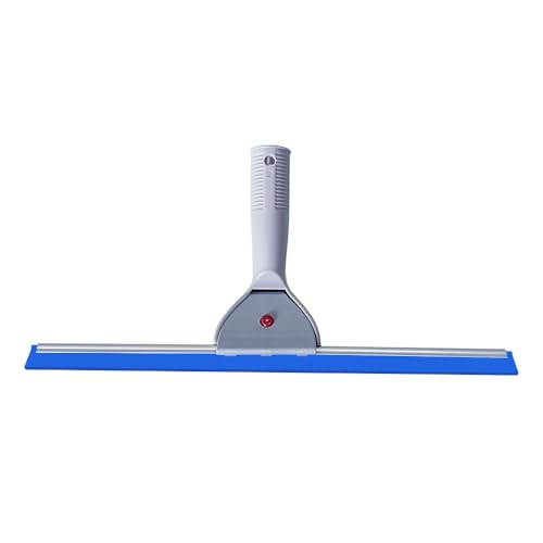 Image of 35cm Glass Cleaning Squeegee Silicone Blade Plastic Handle for Car Wrapping Window Duster Tinting Windshield Household Mirror Water Scraper (14IN /35CM, Blue)
