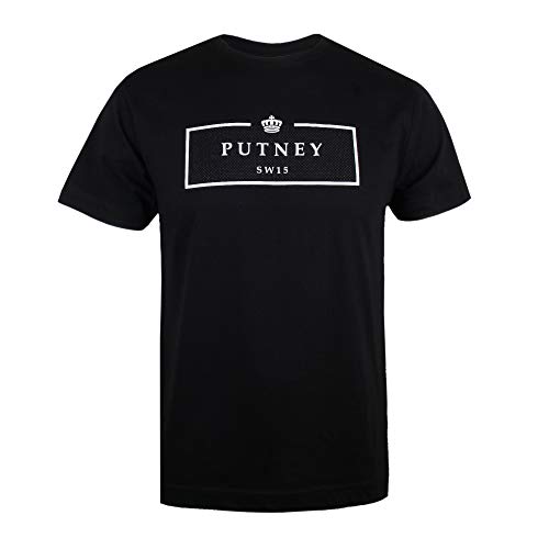 Putney Bridge SW15 Boxed Camiseta, Negro, S para Hombre
