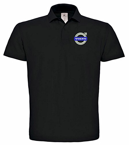 Natshop2000 Volvo Fun Coche Polo Bordado 100% algodón Polo de Golf para Hombre - 109 (XL)