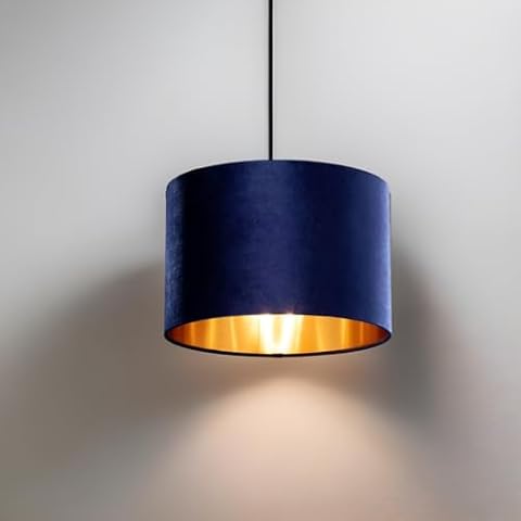 CGC Lighting Modern Velvet Drum Lamp Shade Cover