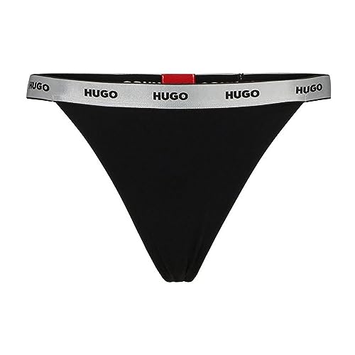 BOSS Triplet Thong Gift Tanga, Black1, 3XL para Mujer
