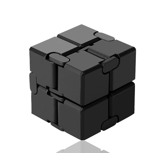 Funxim Fidget Infinity Cube Décompression Jouet Cube de l'infini, Stress de Jouet de Doigt de Fidget et soulagement d'inquiétude pour Le Personnel de Bureau,...
