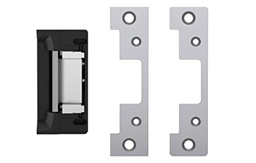 HES 5200C Electric Strike, Complete Pac, 1 Box Solution which Includes The 501 and 501A faceplates, Satin Stainless Steel (630), Dual Voltage (12/24)
