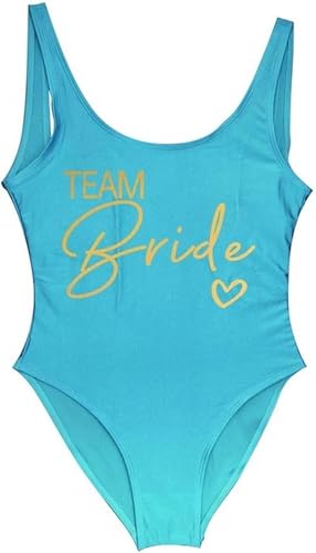 Nogkdyc Trajes de baño de mujer traje de baño de novia traje de baño de mujer nuevo equipo de novia para despedida de soltera trajes de baño de una pieza de novia y equipo de boda