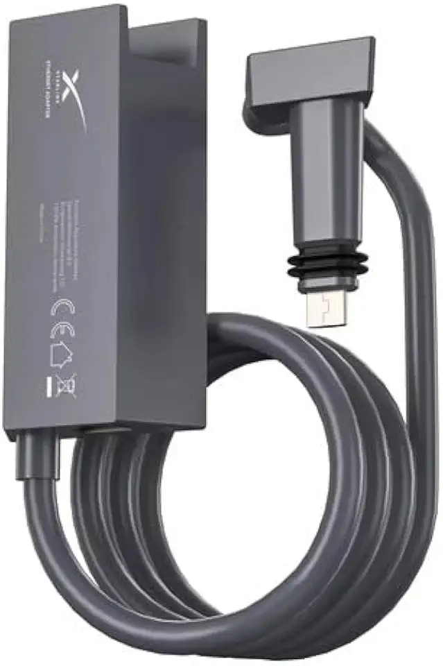 Adaptador Starlink V2 Rj45 Conexão Ethernet 1200 Mbps Alta Velocidade Internet Via Satélite, Compatível Antena Starlink Dishy V2, Conversor Cabo Rede Para Roteadores E Switches Athenix