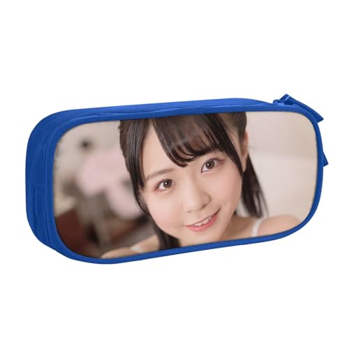 柏木こなつ (2) 多機能収納 学生用ペンケース One Size/厚 5× 幅 10.5× 長 21cm 学校/オフィス/旅行 カスタマイズ可