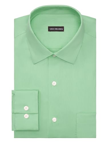 Image of Van Heusen Men's Dress Shirt Fitted Everyday Defense Stretch