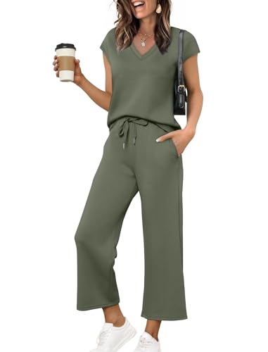 Saloogoe travel Outfits for Women capri pants for women dressy