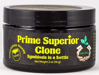 Clonar gel de clonación único a base de miel e inoculante vegetal. Mejora tus plantas a lo largo de toda su vida. Seguro para ti, tu familia y tus