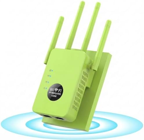 1200Mbps Dual Band (5GHz/2.4GHz) WiFi Extender Signal Booster,WiF...