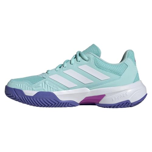 Image of adidas Womens Courtjam Control 3 Tennis Sneakers Shoes - White