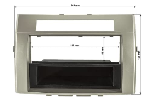 Kit Montage Autoradio 1 DIN 2 DIN avec Vide Poche pour Toyota Corolla Verso