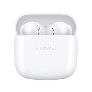 Fone de Ouvido Sem Fio, HUAWEI FreeBuds SE 2, Até 40 Horas de Bateria, Compacto e Confortável, Até 3 Horas de Música com Uma Carga de 10 Minutos, Branco