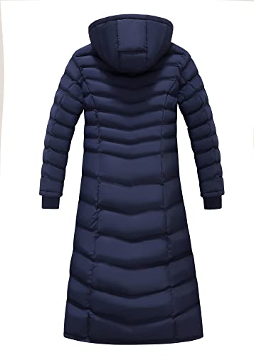 ELORA 47" Women's Winter Coat Heavyweight Full Length Fleece Lined Maxi Puffer Long Coat3