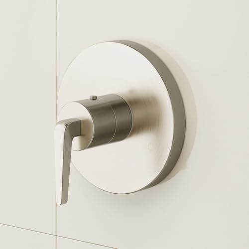 Signature Hardware 955144 Drea Thermostatic Valve Trim Only - Less Rough-In Valve - Brushed Nickel