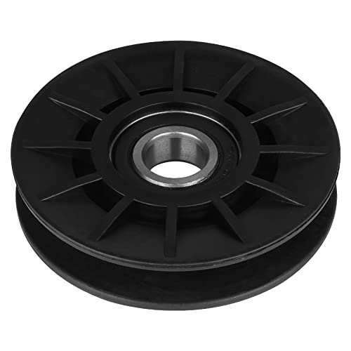 ILONPA 756-05024 V-Idler Pulley 756-05032 754-05027 954-05027 for Cub Cadet MTD Craftsman XT1-GT 50 XT1-GT50 XT1-GT54 FAB XT1-LT42 XT1-LT42 C XT1-LT46 XT2-GX54D(1 Pack)