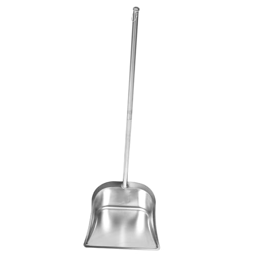 DECORNIJIA ステンレス鋼長柄ちりとり 家用軽量多機能掃除用品 省スペース収納 オフィス ロビー バルコニー対応 耐久性と使いやすさを両立