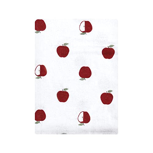 Luvable Friends Hudson Baby Flannel Burp Cloths 12pk, Red Apple Orchard2