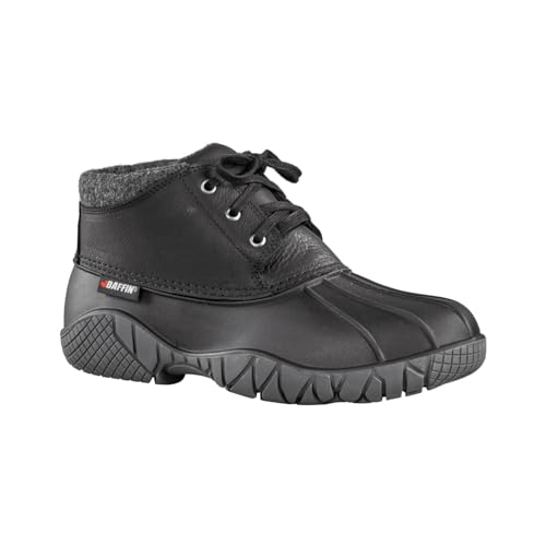 Baffin Men's WHITETAIL II Waterproof Insulated Low-Height Outdoor Snow Boots, Full-Grain Leather Upper, Flexible Rubber Base